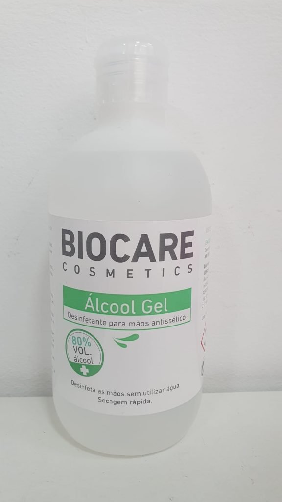 ÁLCOOL GEL DESINFETANTE BIOCARE 500ML