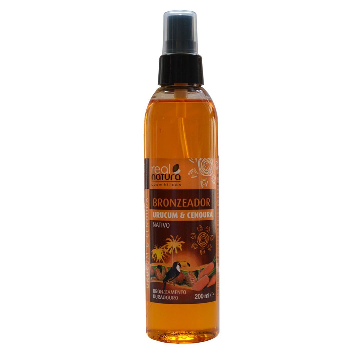 2572-OLEO-BRONZEADOR-URUCUM-CENOURA-200ML-REAL-NATURA ÓLEO BRONZEADOR URUCUM + CENOURA 200ML REAL NATURA