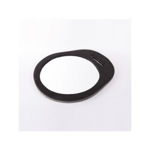 ESPELHO REDONDO COM PUNHO PRETO