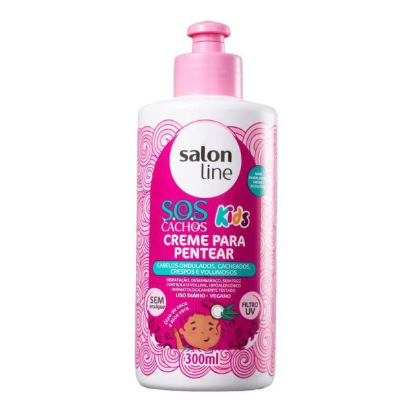 Creme De Pentear Kids Hidratação Sos Cachos 300ml - Salon Line