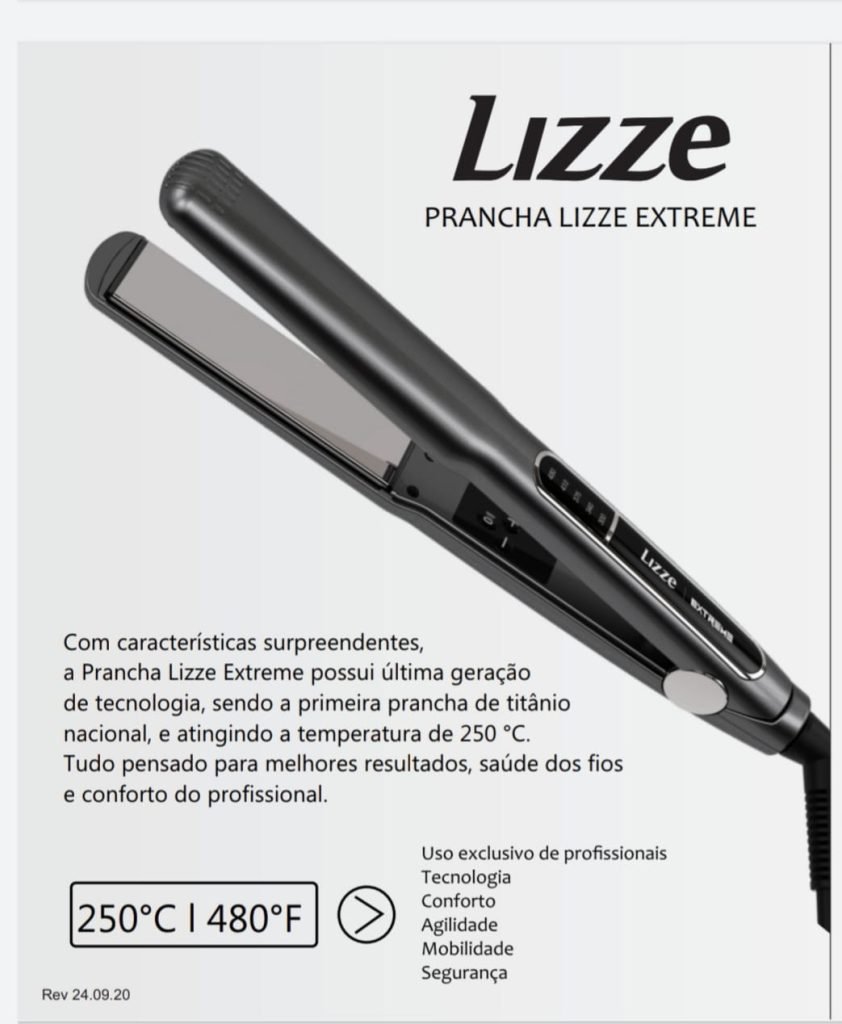 PRANCHA LIZZE EXTREME 250ºC