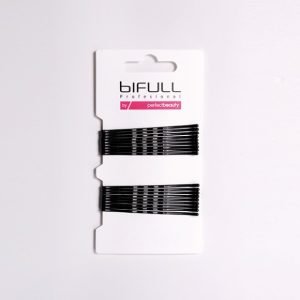 GANCHOS ONDULADOS PRETOS 59MM - 18 UNIDADES