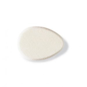 ESPONJA DE MAQUILHAGEM OVAL BRANCA DORLEAC