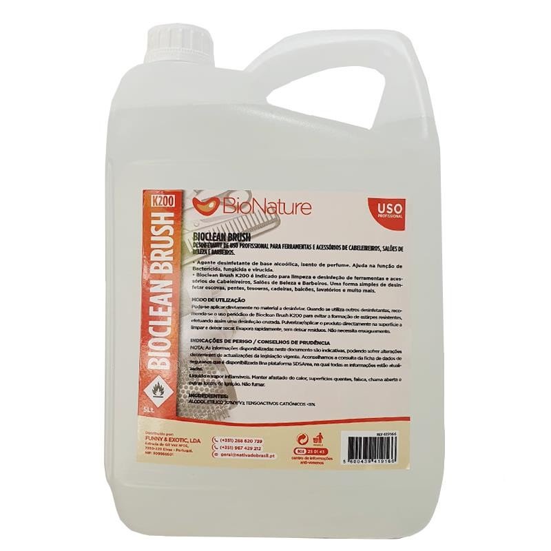 DESINFETANTE DE ESCOVAS E TESOURAS BIOCLEAN 5LT