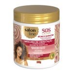 MÁSCARA DE HIDRATAÇÃO SOS CACHOS RÍCINO E QUERATINA SALON LINE 500G