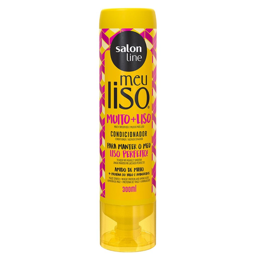 CONDICIONADOR MEU LISO MUITO+LISO AMIDO DE MILHO SALON LINE 300ML