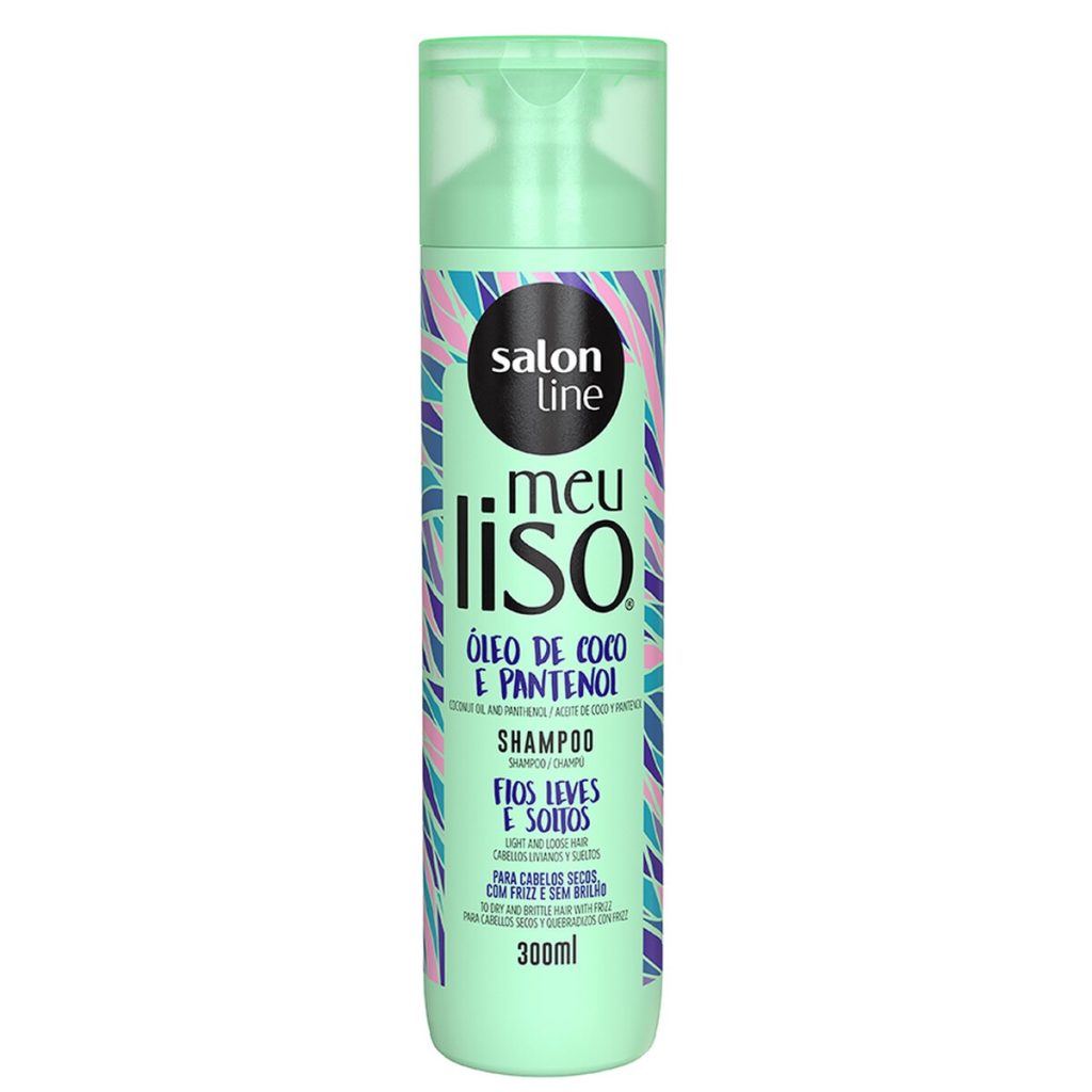 SHAMPOO MEU LISO - ÓLEO DE COCO E PANTENOL SALON LINE 300ML