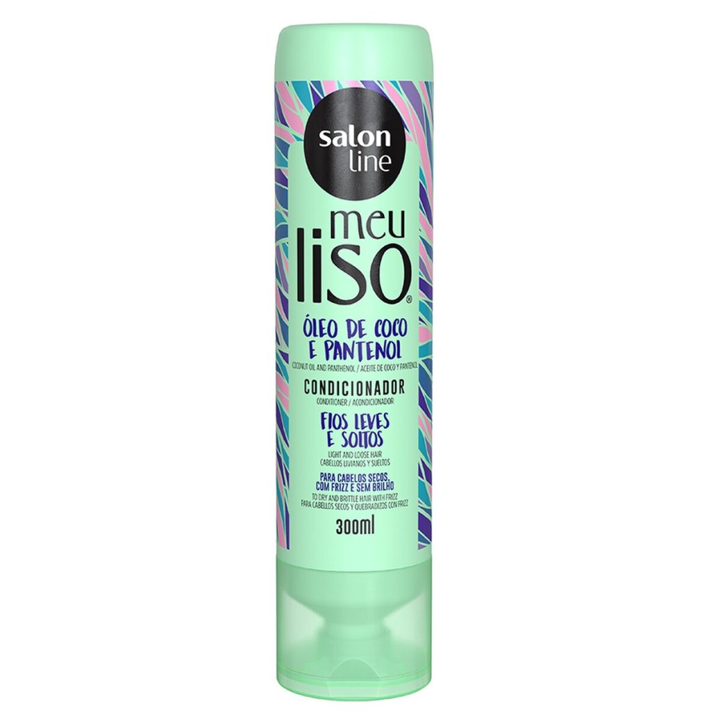 CONDICIONADOR MEU LISO - ÓLEO DE COCO E PANTENOL SALON LINE 300ML