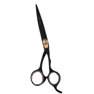 TESOURA DE CORTE PROFISSIONAL FORZUS PRETA INOX 7"