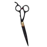 TESOURA DE CORTE PROFISSIONAL FORZUS PRETA INOX 7"