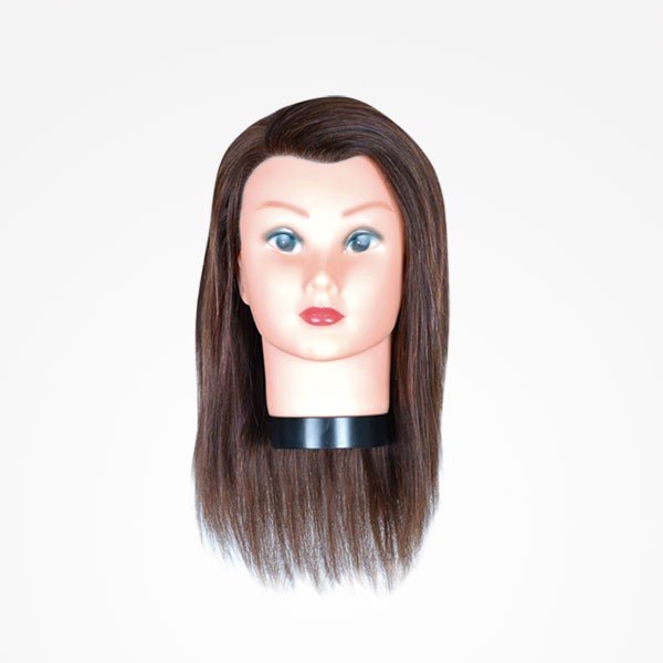 3611-CABECA-ACADEMICA-100ATURAL-CASTANHO-30CM-BIFULL CABEÇA ACADÉMICA 100% NATURAL CASTANHO 30CM BIFULL