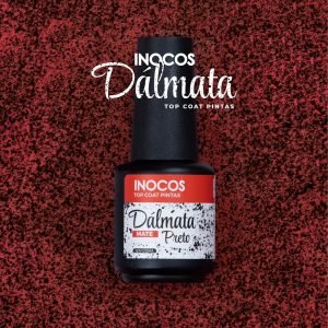 TOP COAT DÁLMATA PRETO MATE 15ML INOCOS