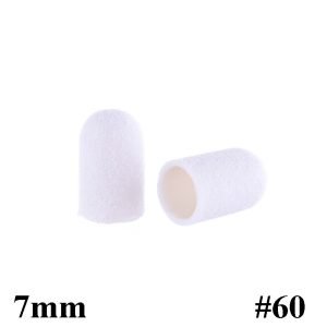 TAMPA ABRASIVA PARA PEDICURE 7MM BRANCA