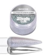 PÓ GLITTER MAGIA PRATA 3G INOCOS