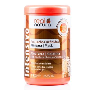 Real Natura Mascara Sem Sal Pro - Cachos Definidos 1 Kg