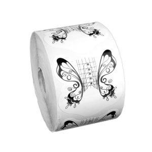 MOLDE DE UNHA DE GEL BORBOLETA 500 UNIDADES