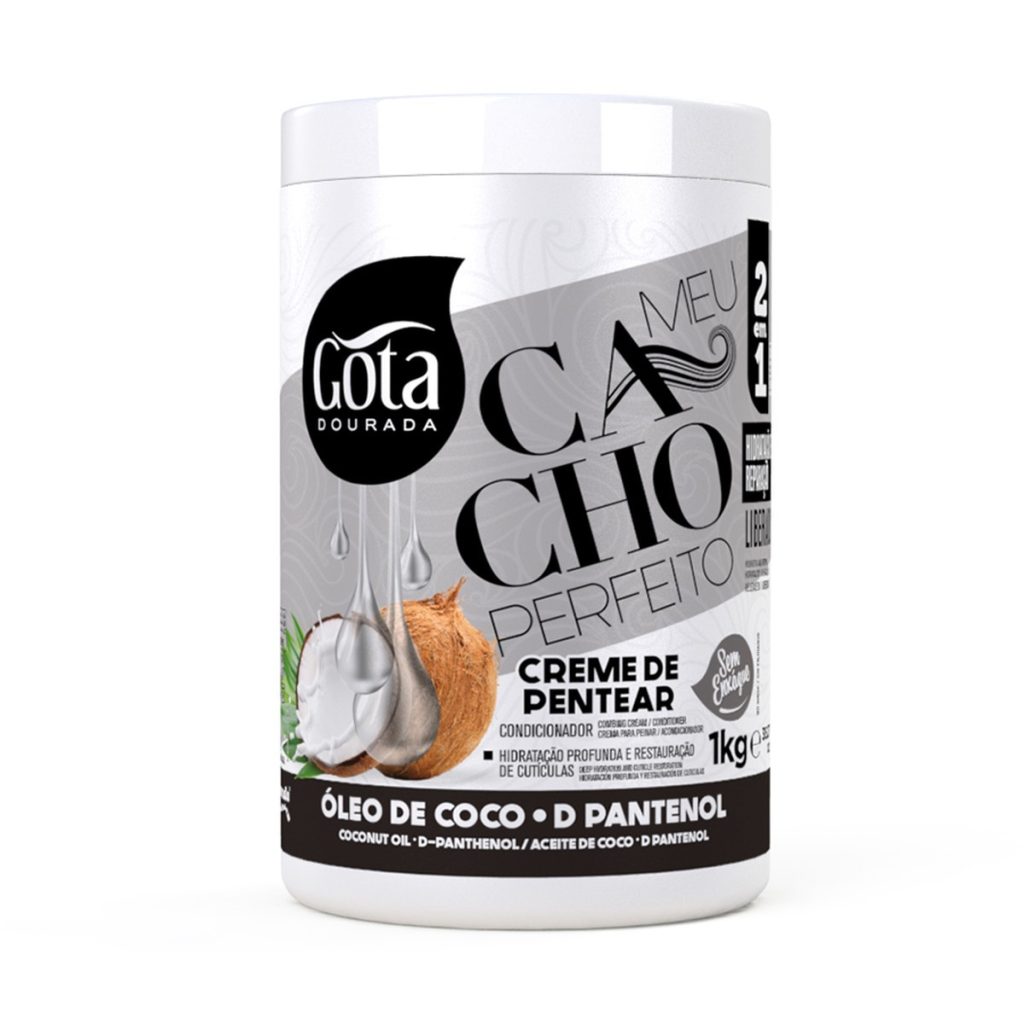 Cr. Pentear Meu Cacho Perfeito Oleo de Coco1 kg