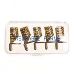 MOLDE DE UNHA REUTILIZÁVEIS - 5 UNIDADES