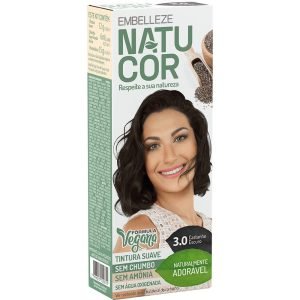 Natucor Castanho Escuro 3.0 Tint Suave Kit Exp