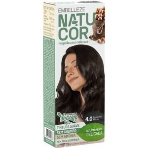 Natucor Castanho Medio 4.0 Tint Suave Kit Exp