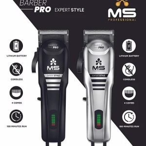 Black Cordless Clip MS Barber Pro