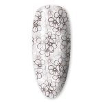 Folha de Transferência p/ Unhas 80cm - Flor branca No.3