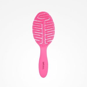 ESCOVAS ESQUELETO FOLHAS DE FLUOR ROSA - BIFULL