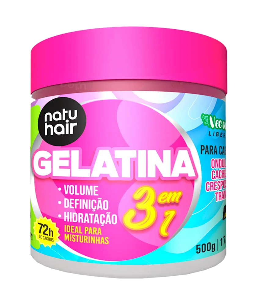 Gelatina S.O.S NatuHair 3 em 1 500G