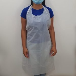 AVENTAL DESCARTÁVEL PLÁSTICO 100 UNIDADES