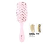 ESCOVA ESQUELETO ROSA DE PÊLO DE JAVALI E NYLON