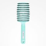 ESCOVA ESQUELETO VERDE DE PÊLO DE JAVALI E NYLON