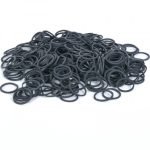 ELÁSTICOS DE CABELO PRETO 30MM 20 UNIDADES