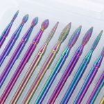 KIT DE BROCA DIAMANTADA COLORIDA 30 UNIDADES