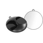 ESPELHO REDONDO PRETO - 29CM HAIRCARE