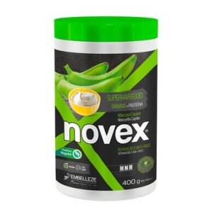 SuperHairFood Banana + Proteína, é um tratamento profundo, especialmente aqueles fios mais danificados e ressecados. Efeitos de reparação + Anti-Frizz