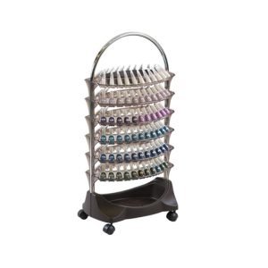 CARRINHO EXPOSITOR DE VERNIZES (CAPACIDADE: 132 VERNIZES) DOMPEL