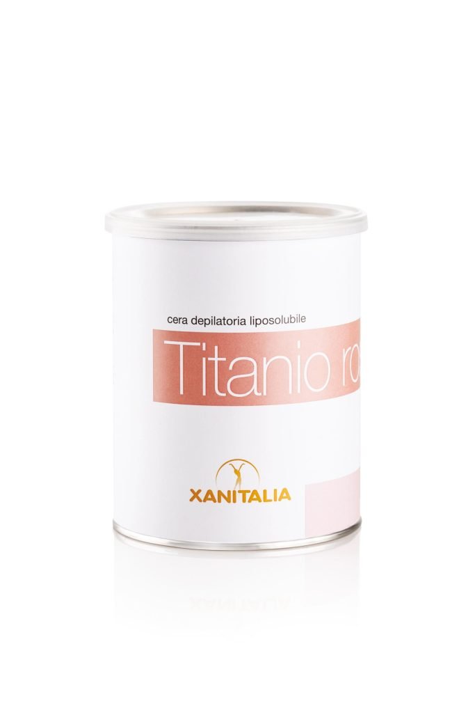 Cera Depilatória Titânio Rosa de Lata 800ml - Xanitália
