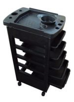 CARRINHO AJUDANTE DE CABELEIREIRO PRETO - GL