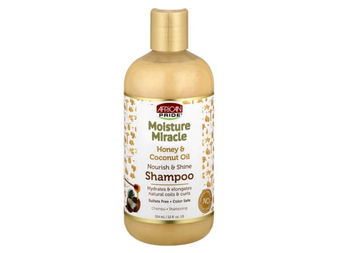 A155122 Ap Mois Miracle Honey & Coconut Shampoo 12 OZ - Image 1