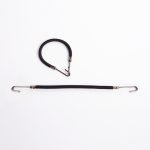 Elásticos de Cabelos com Ganchos Negro 12 Unidades Bifull