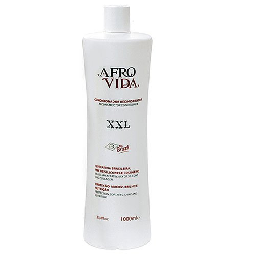Condicionador-Capilar-Afrovida-Xxl-Reconstrutor-1000-ml Condicionador Xxl Afrovida 1 Litro - Image 1