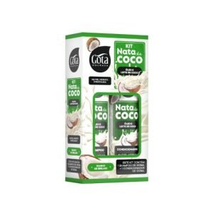 Kit Shampoo + Condicionador Nata de Coco 300ml – Gota Dourada
