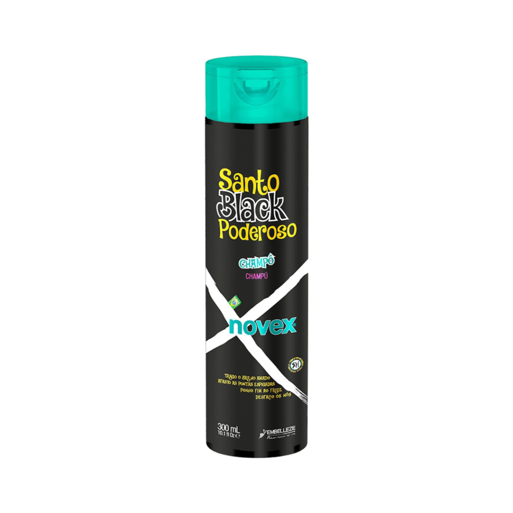 Santo Black Poderoso Shampoo 300ML Novex