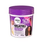 Gelatina Ativadora de Cachos Nutrição SOS Cachos Super Óleos 400g - Salon Line