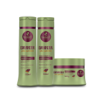 Kit Haskell Bananeira Shampoo 300ML+ Condicionador 300ML+ Máscara 300GR