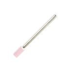 Ponteira de Pedra Cilíndrico Rosa Nº2