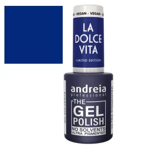 The Gel Polish Coleção La Dolce Vita Dv2 Azul Real 10,5ml - Andreia