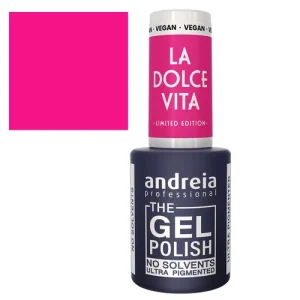 The Gel Polish Coleção La Dolce Vita Dv5 Rosa Vibrante 10,5ml - Andreia