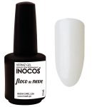 Top Coat Silver Foil Flocos Prata Gel 15ml Inocos - Image 3