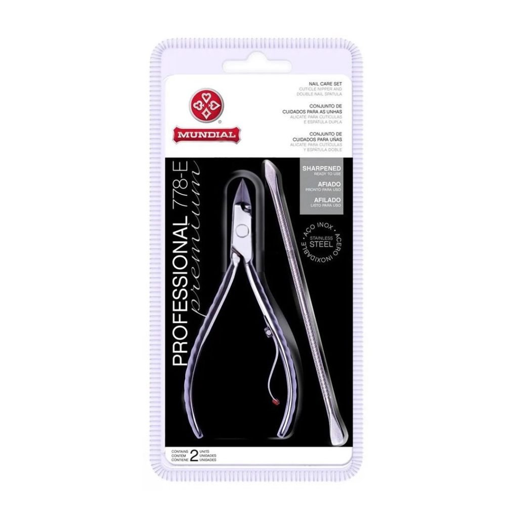 Conjunto Alicate E Espátula Inox 778-E Mundial